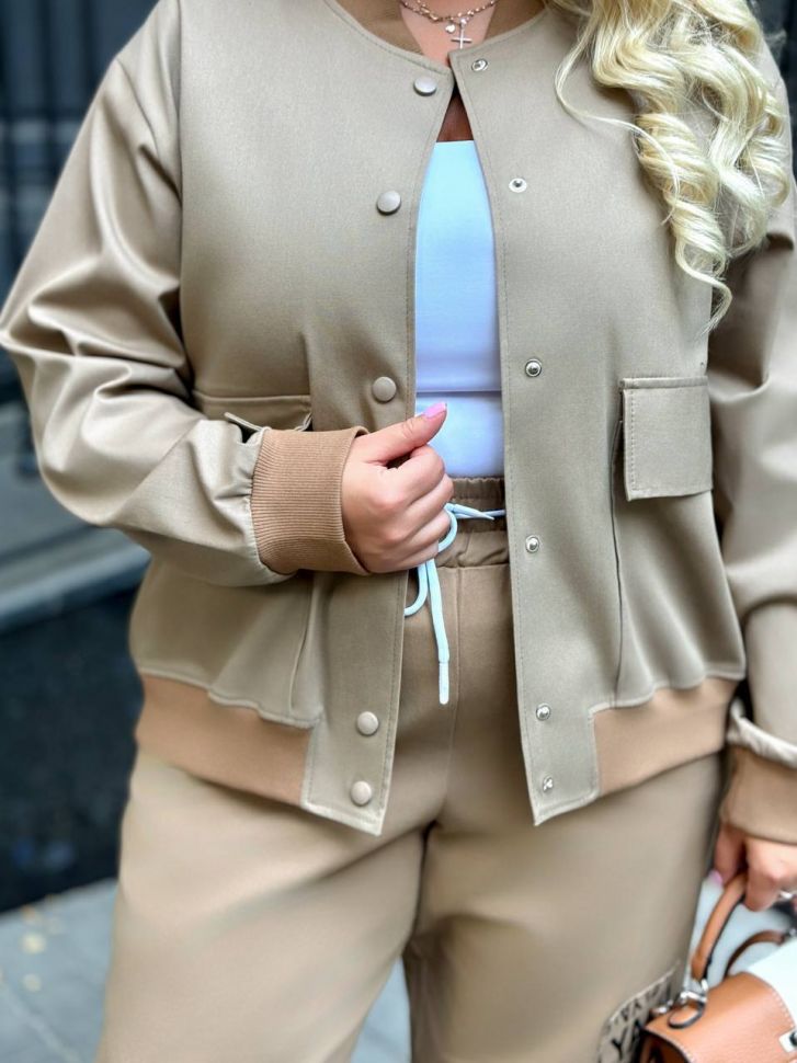 Бомбер Розмір: 46-48,50-52,54-56,58-60 S1109