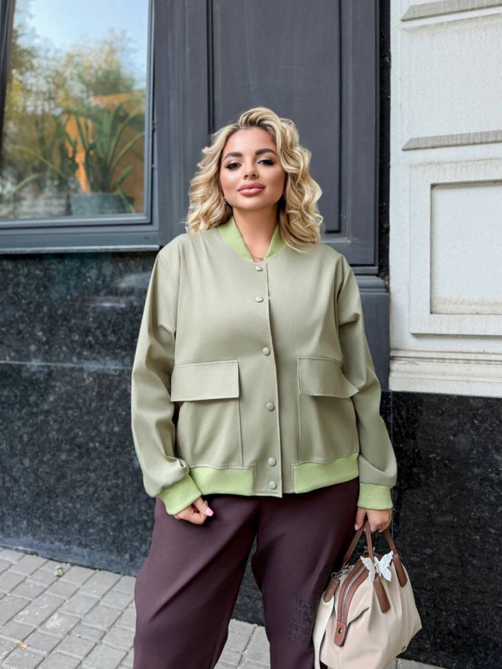 Бомбер Розмір: 46-48,50-52,54-56,58-60 S1109