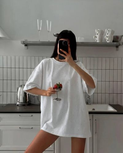 Футболка Розмір: oversize S5016