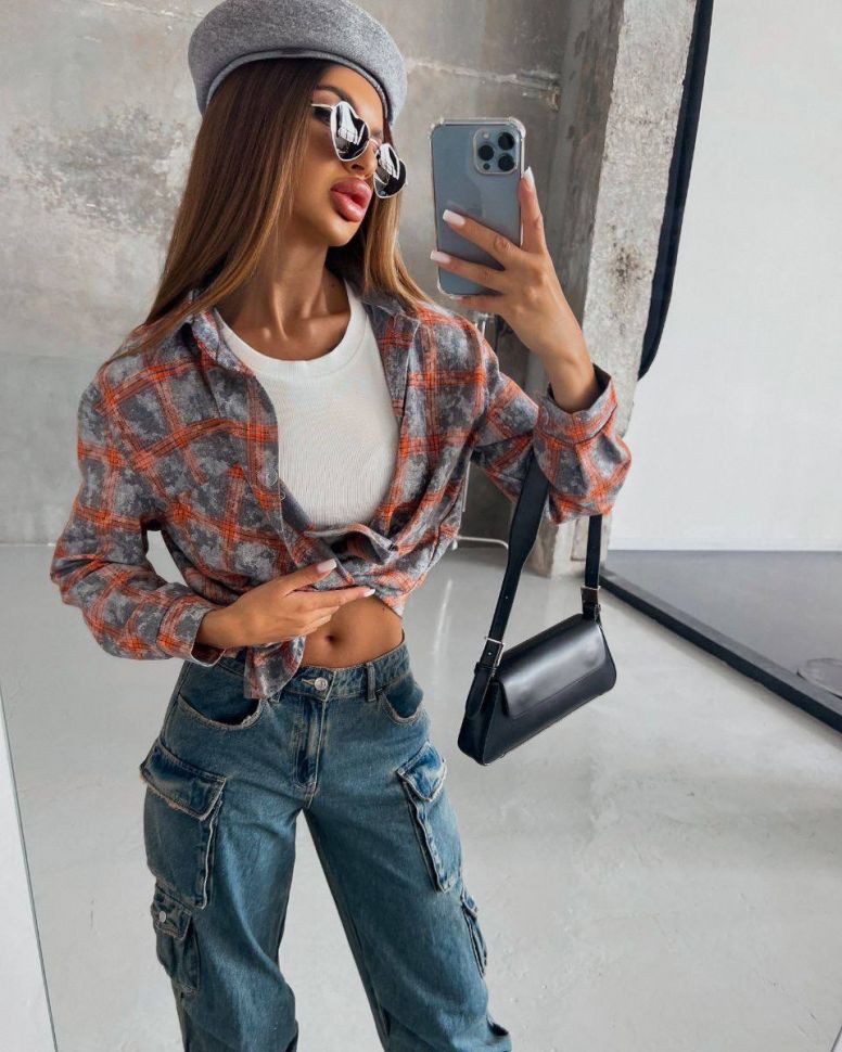 Сорочка Розмір: 42-46 oversize S7417