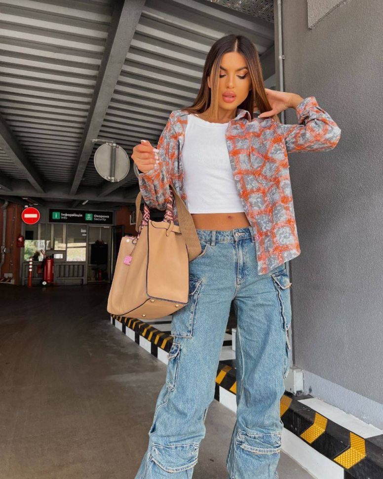 Сорочка Розмір: 42-46 oversize S7417