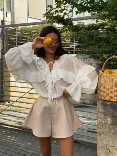 Блузка Розмір: 42-44, 46-48 S515