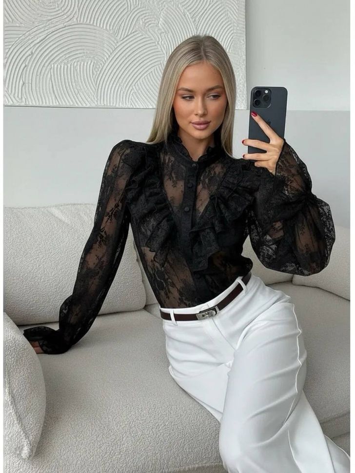 Блуза Розмір: oversize S6919