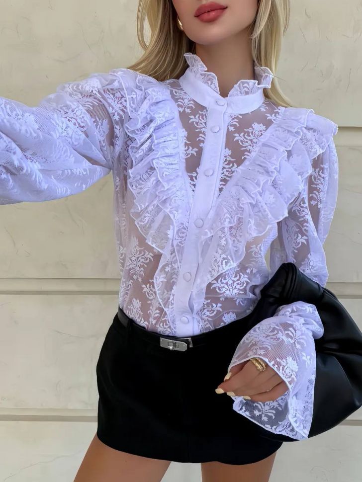 Блуза Розмір: oversize S6919