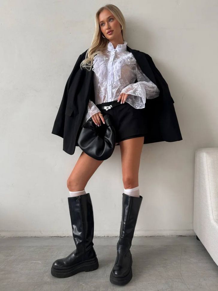 Блуза Розмір: oversize S6919