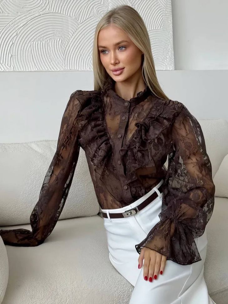 Блуза Розмір: oversize S6919