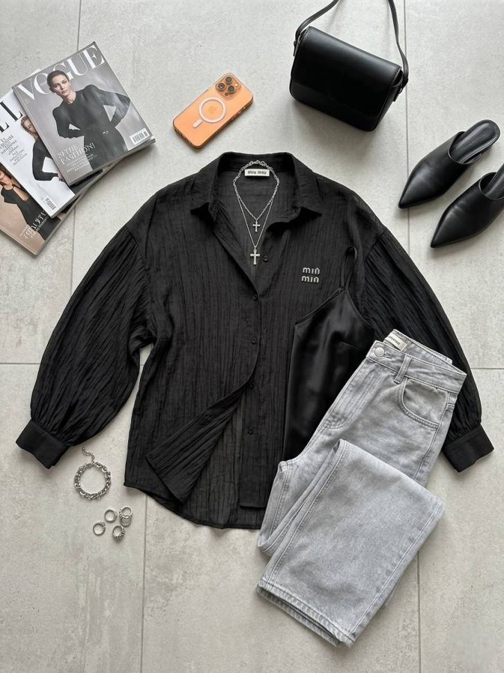 Блузка Розмір: oversize S7724