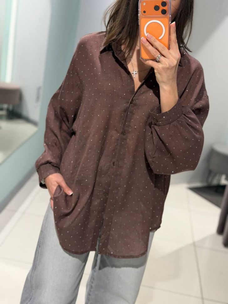 Блузка Розмір: oversize S10926