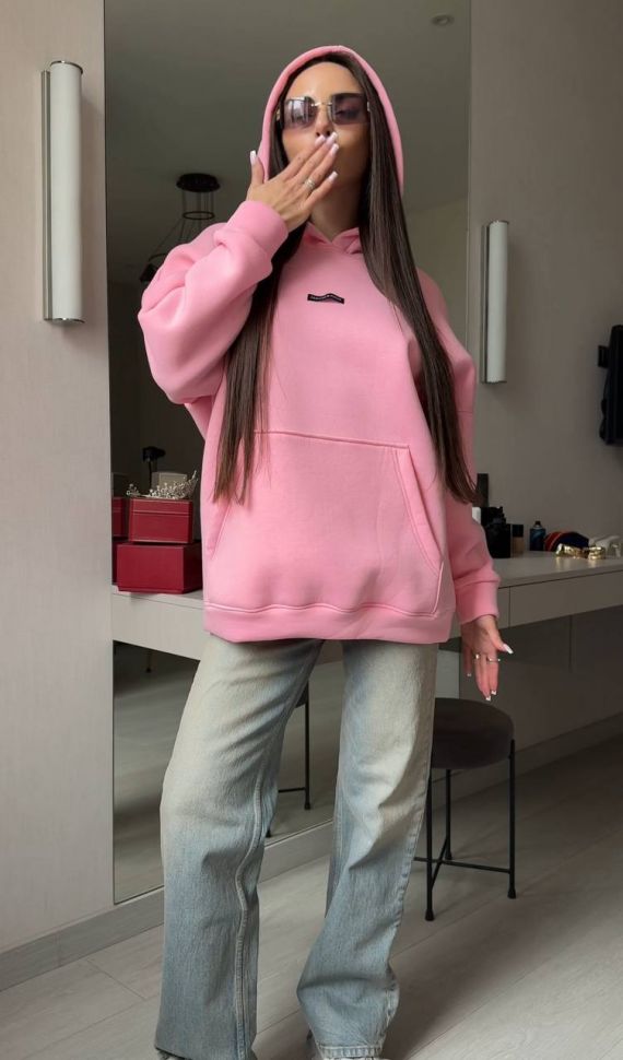 Худі Розмір: 42-48 oversized S3127