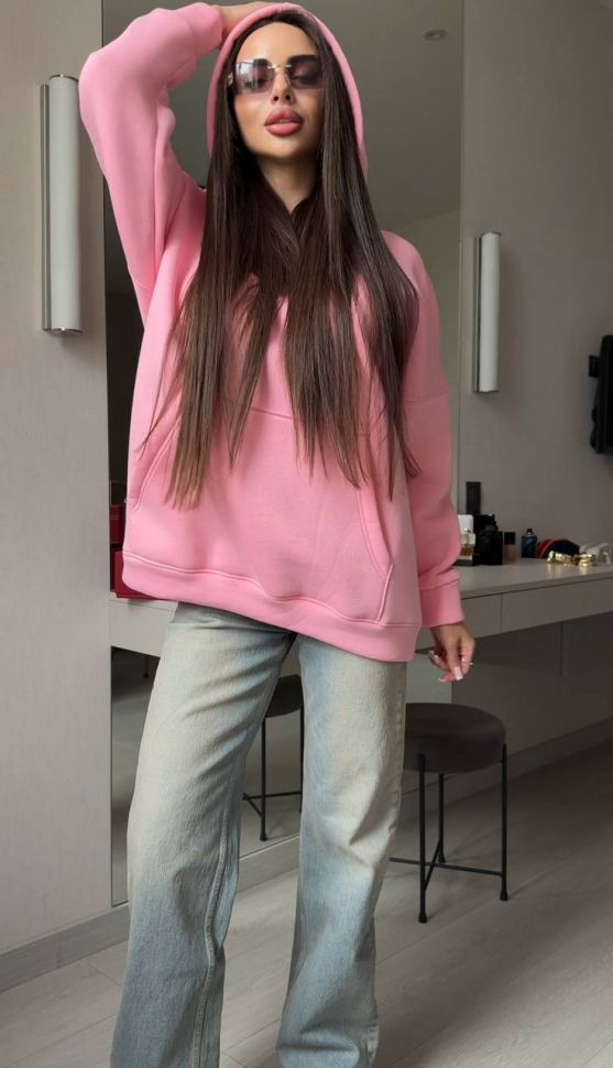 Худі Розмір: 42-48 oversized S3127