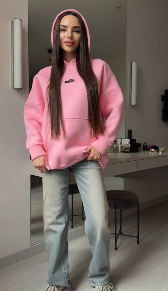 Худі Розмір: 42-48 oversized S3127