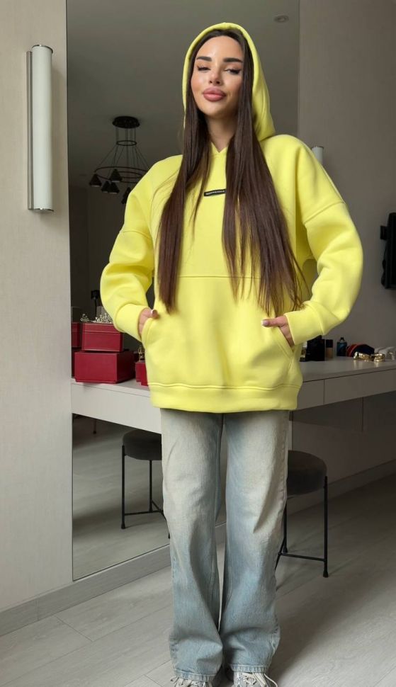 Худі Розмір: 42-48 oversized S3127