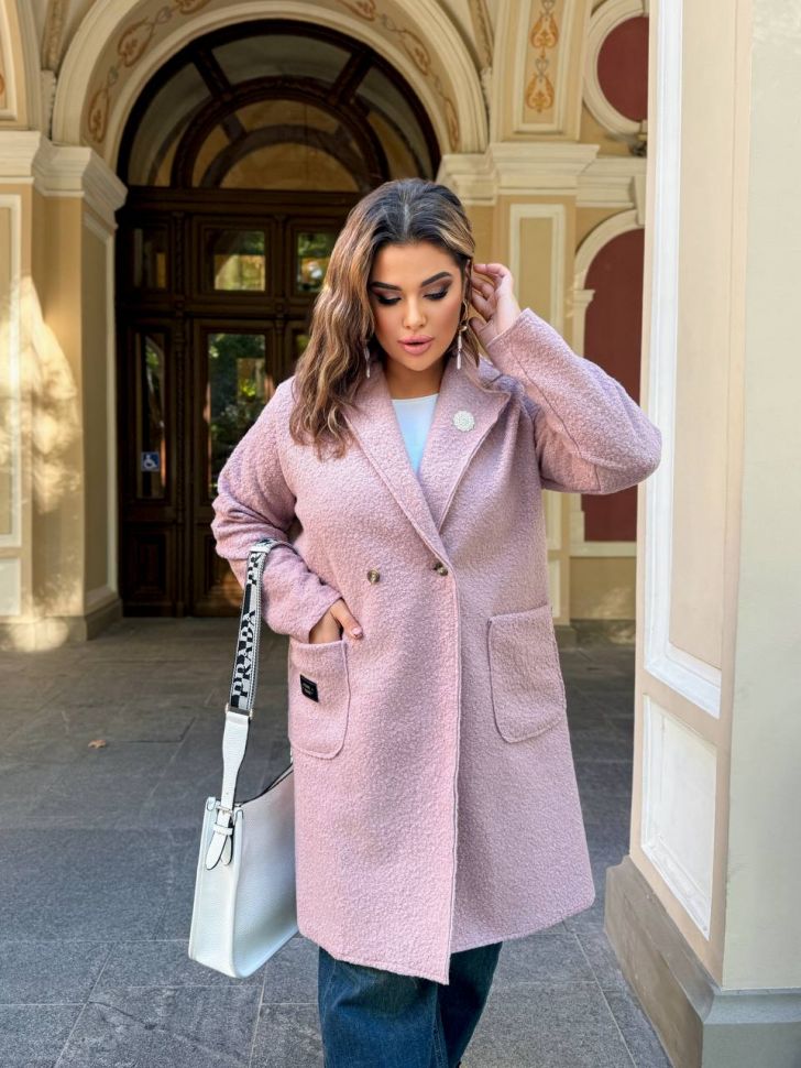 Пальто Розмір: 46-48,50-52,54-56,58-60,62-64 S2528