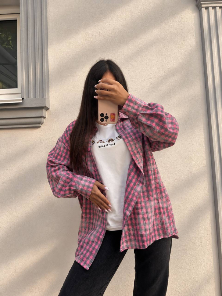 Сорочка Розмір: oversize S15124