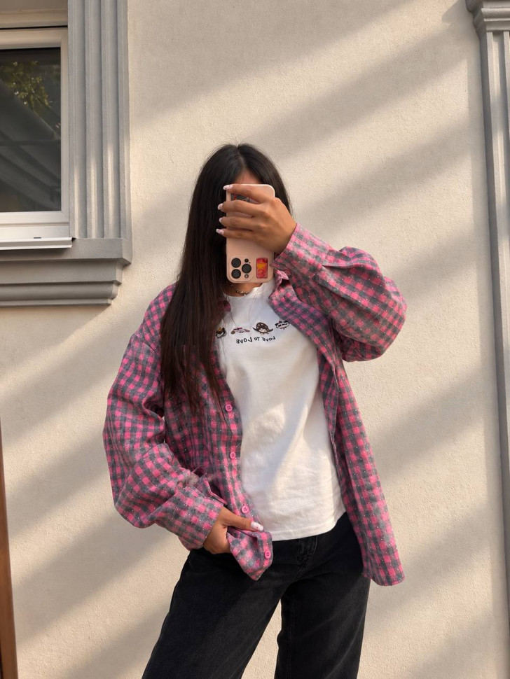 Сорочка Розмір: oversize S15124