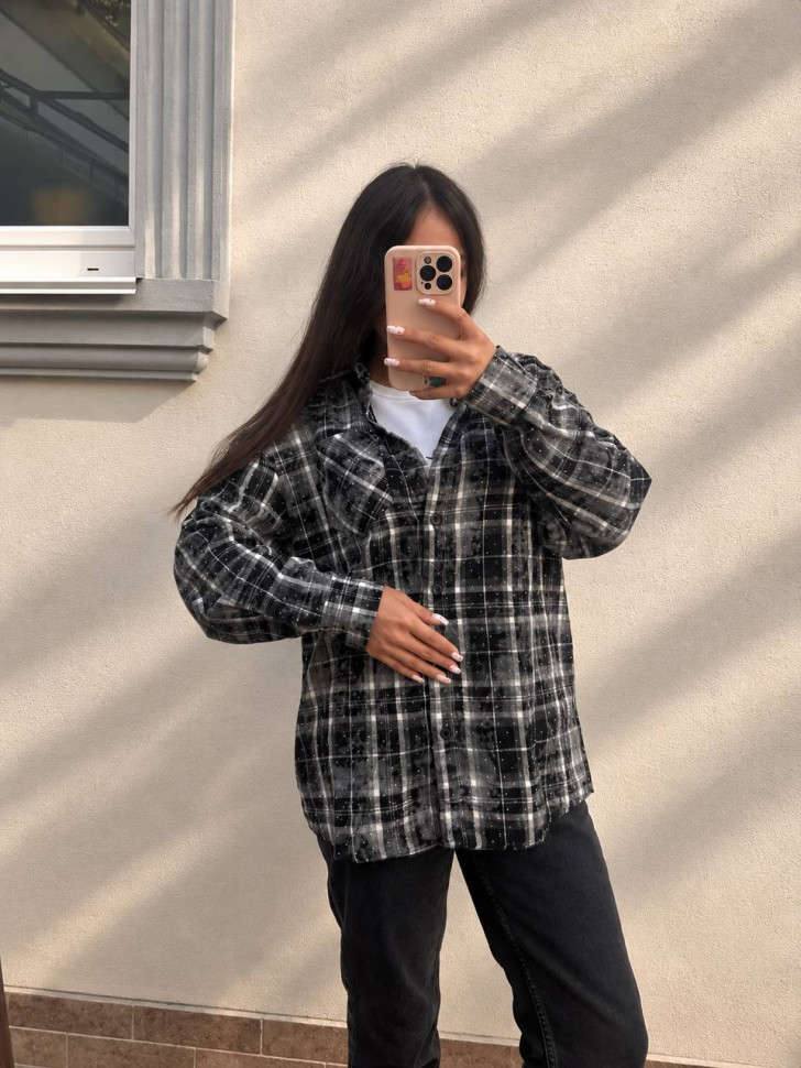 Сорочка Розмір: oversize S15124