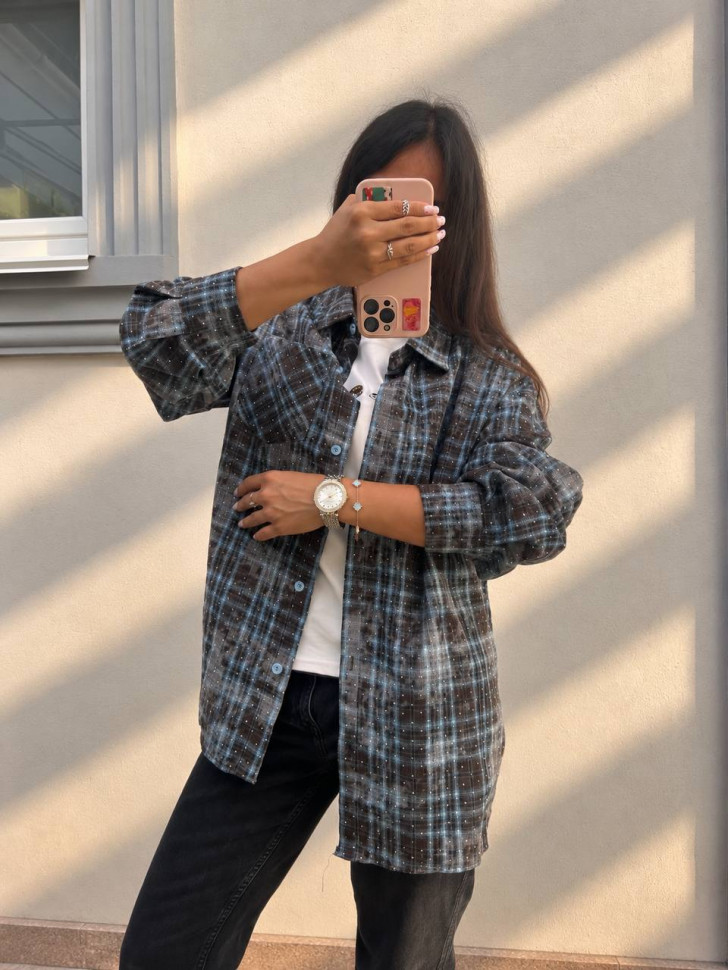 Сорочка Розмір: oversize S15124