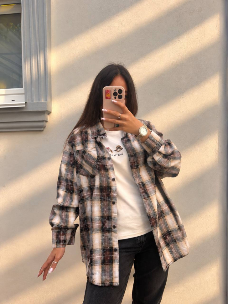 Сорочка Розмір: oversize S15124