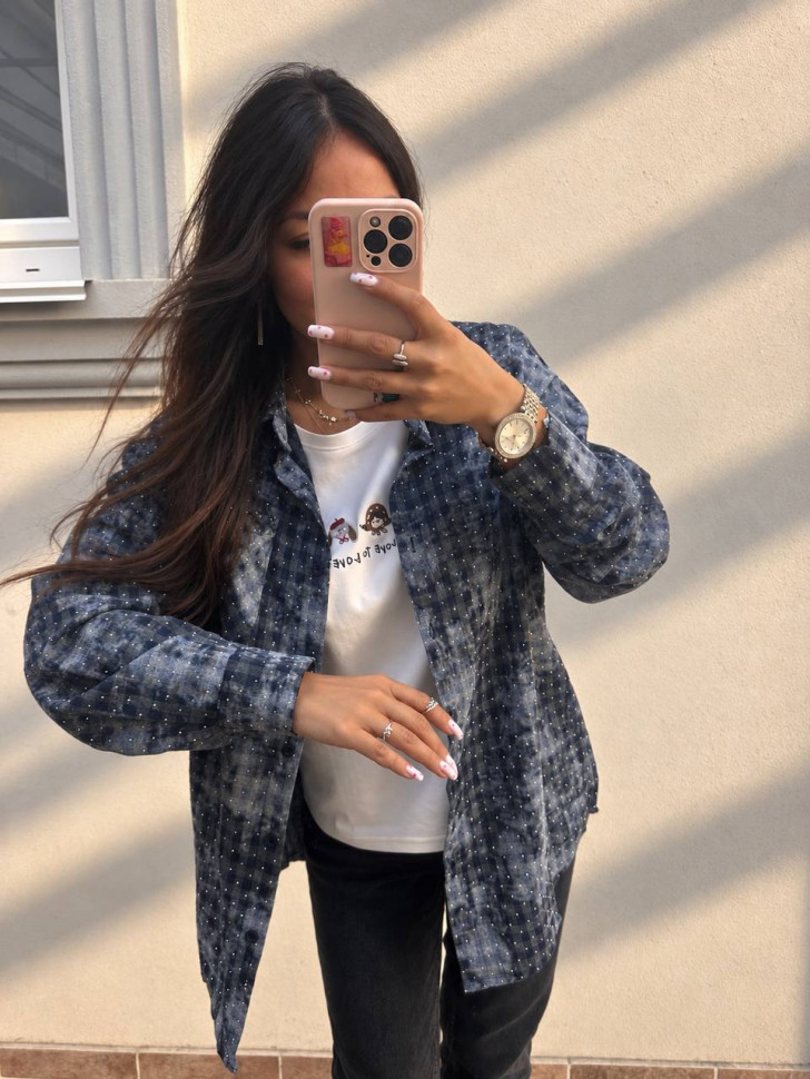Сорочка Розмір: oversize S15124