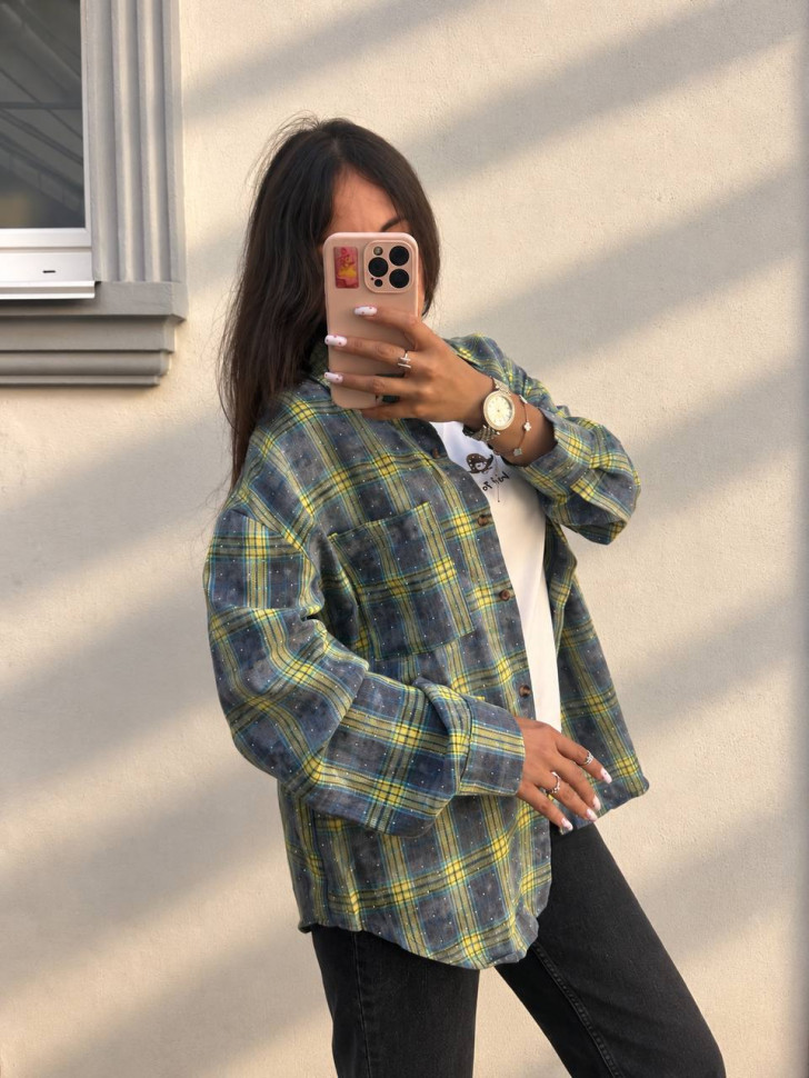 Сорочка Розмір: oversize S15124