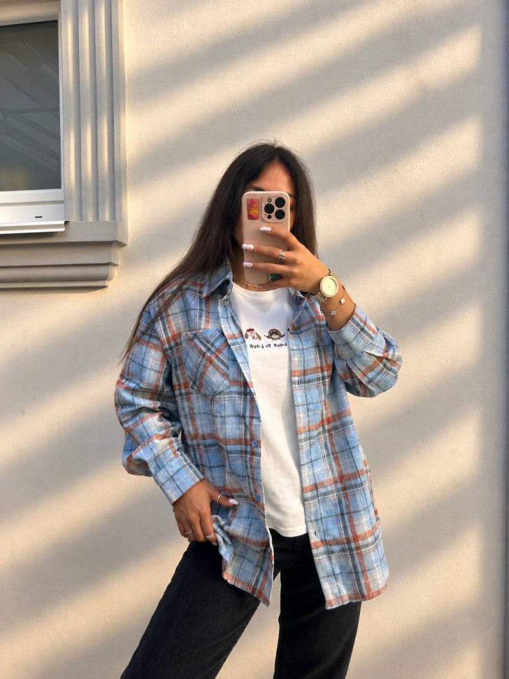 Сорочка Розмір: oversize S15124