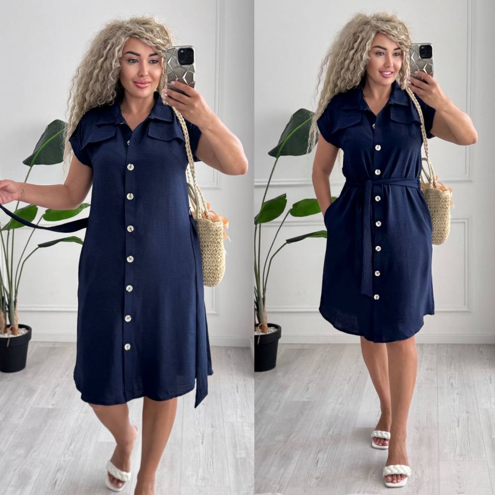 Сукня Розмір: 42-44, 46-48, 50-52 S1023