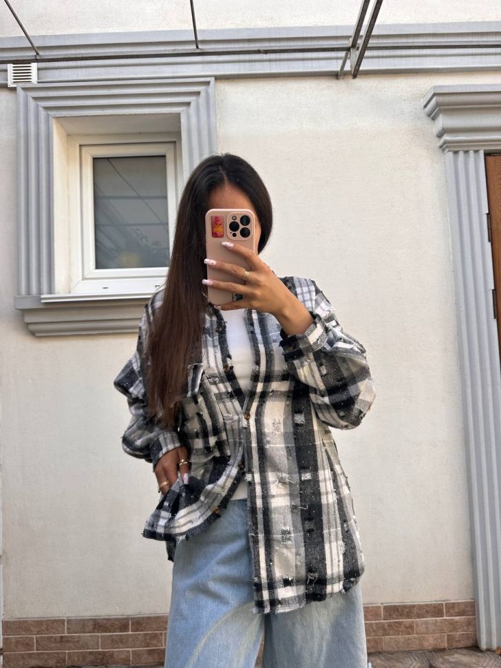 Сорочка Розмір: oversize S14732