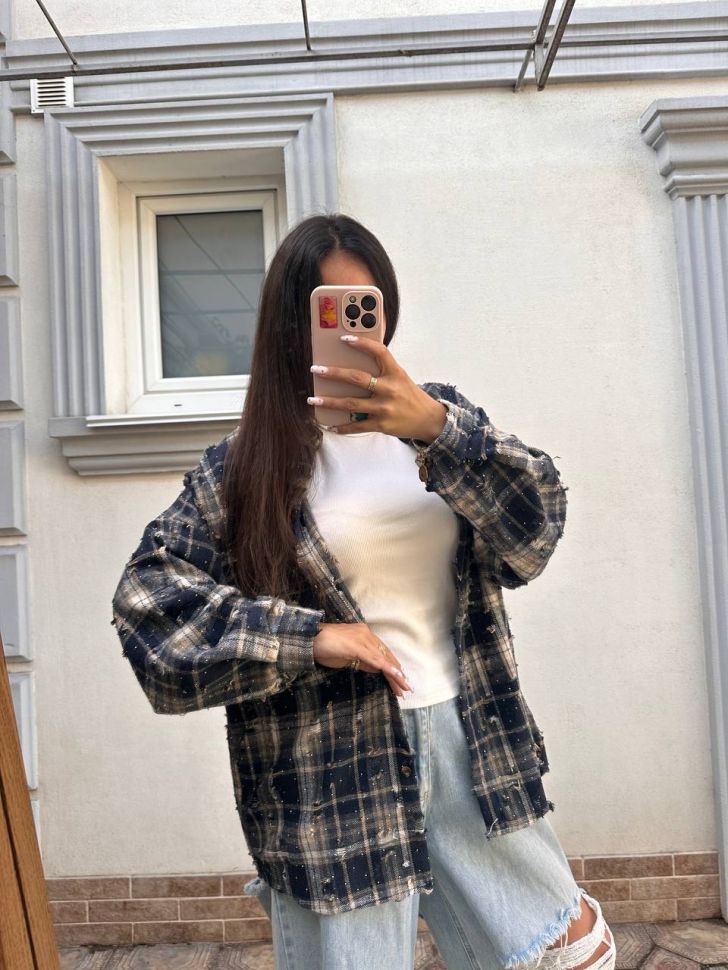 Сорочка Розмір: oversize S14732