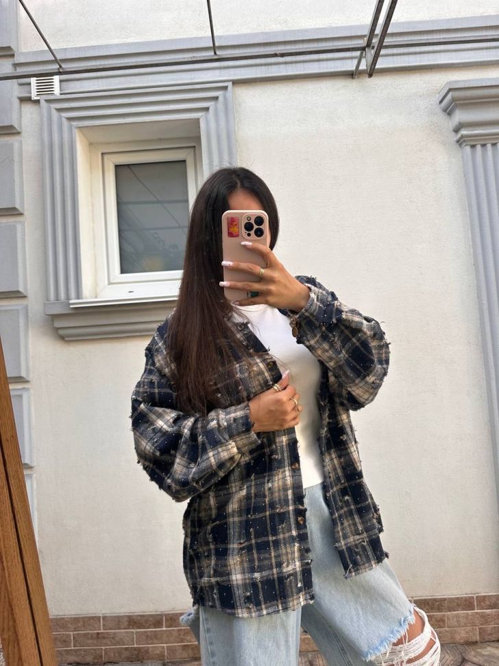 Сорочка Розмір: oversize S14732