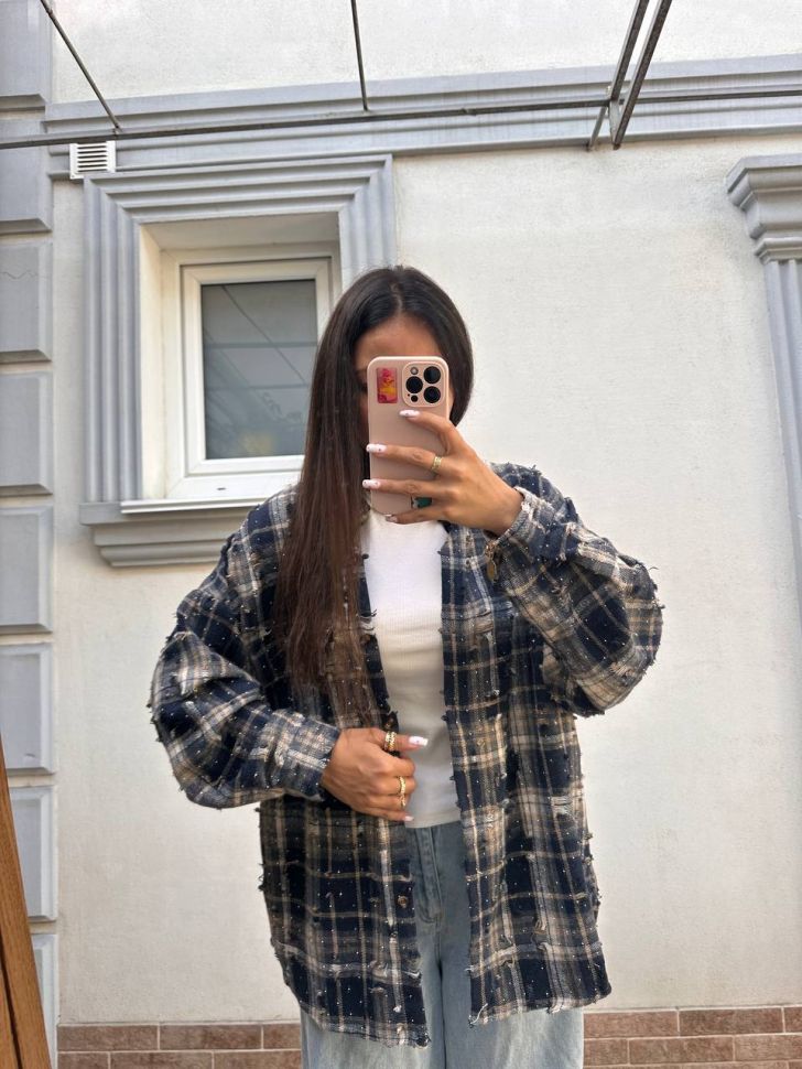 Сорочка Розмір: oversize S14732