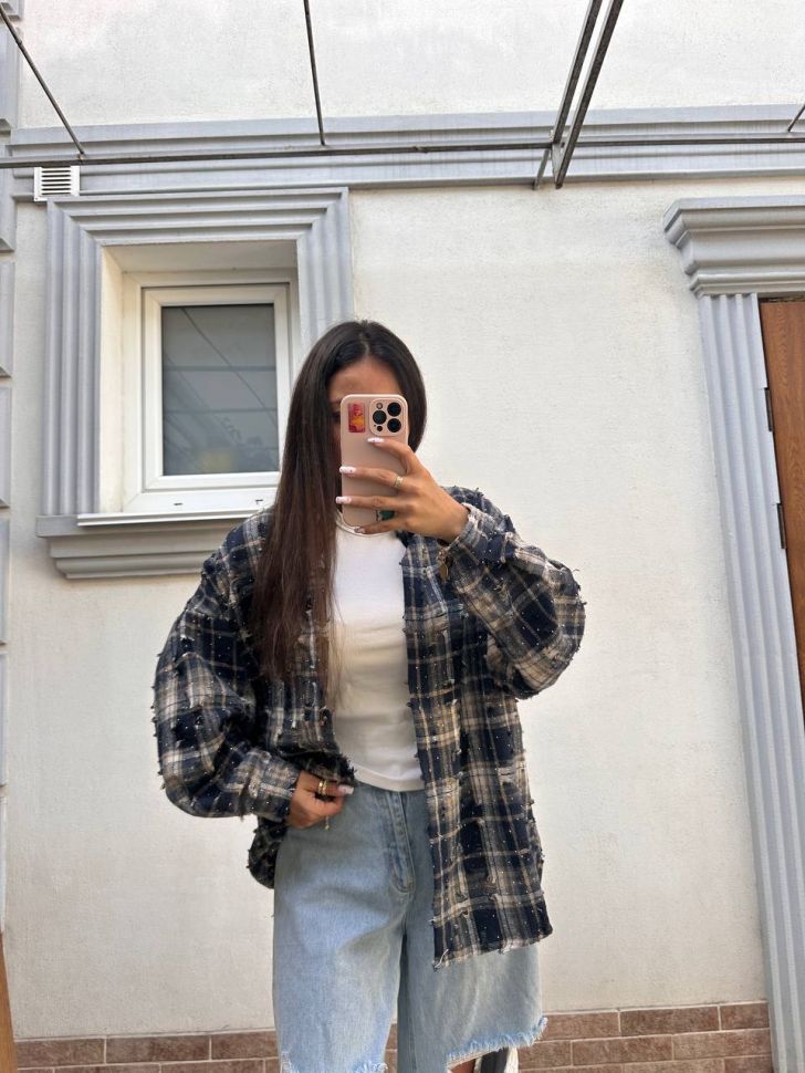 Сорочка Розмір: oversize S14732