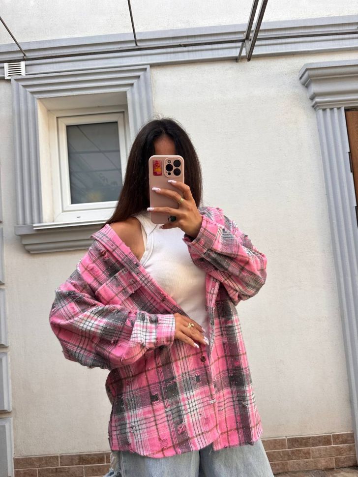 Сорочка Розмір: oversize S14732
