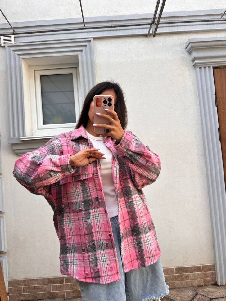 Сорочка Розмір: oversize S14732