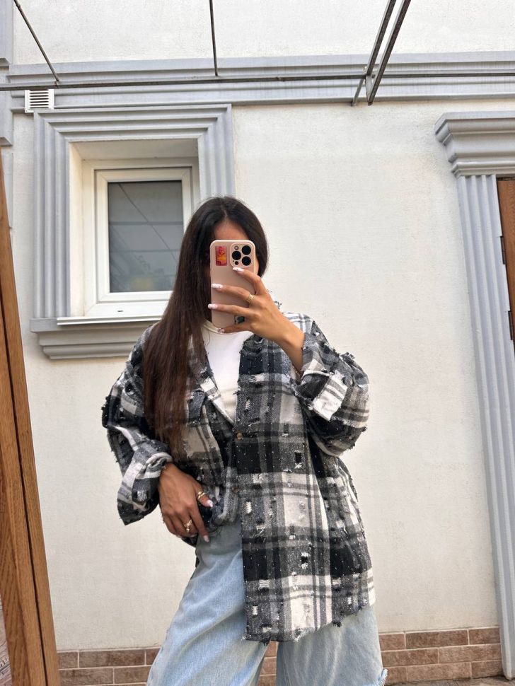 Сорочка Розмір: oversize S14732