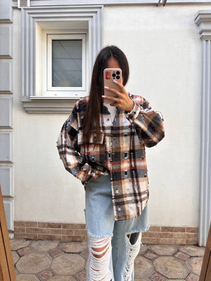 Сорочка Розмір: oversize S14732