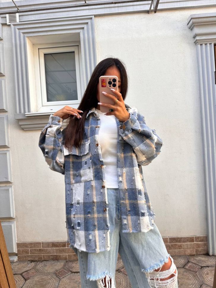 Сорочка Розмір: oversize S14732