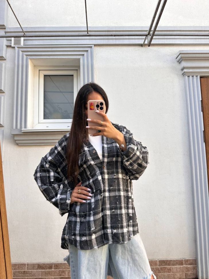 Сорочка Розмір: oversize S14732
