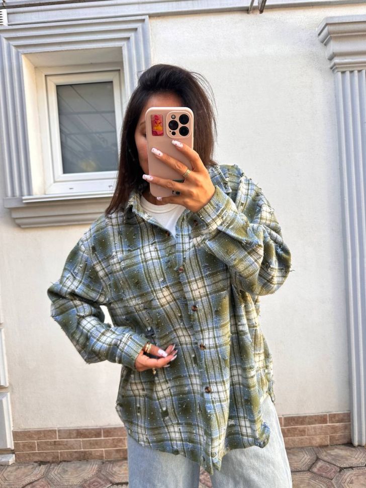 Сорочка Розмір: oversize S14732