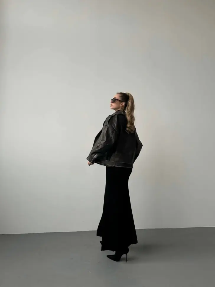 Куртка Розмір: 42-46 oversized,48-52 oversized S632