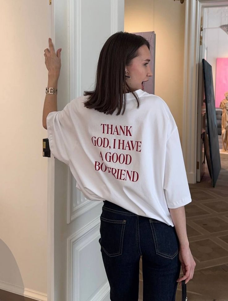 Футболка Розмір: oversize S7837