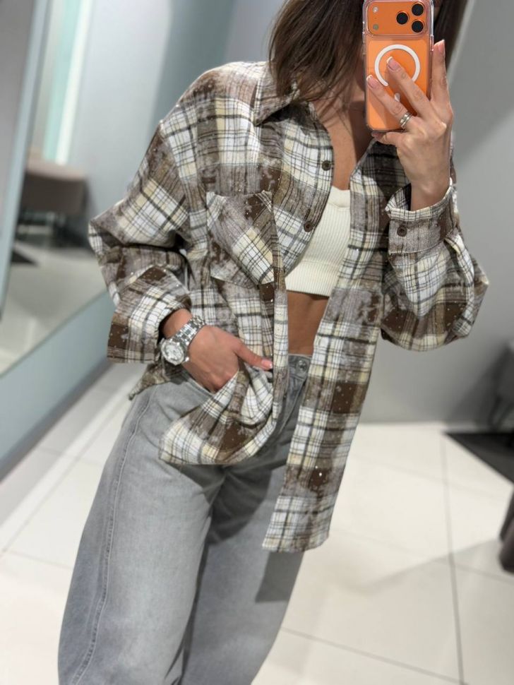 Сорочка Розмір: oversize S8837