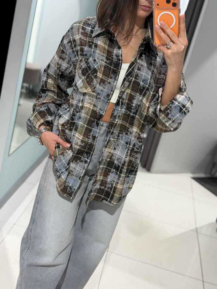 Сорочка Розмір: oversize S8837