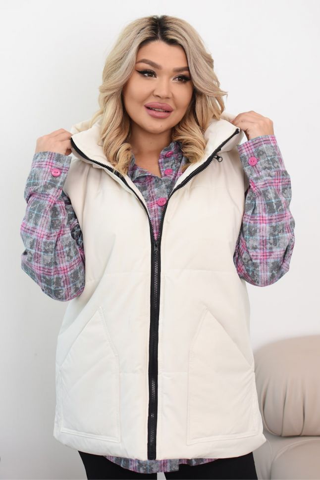 Жилетка Розмір: 48-50, 52-54, 56-58, 60-62 S2043