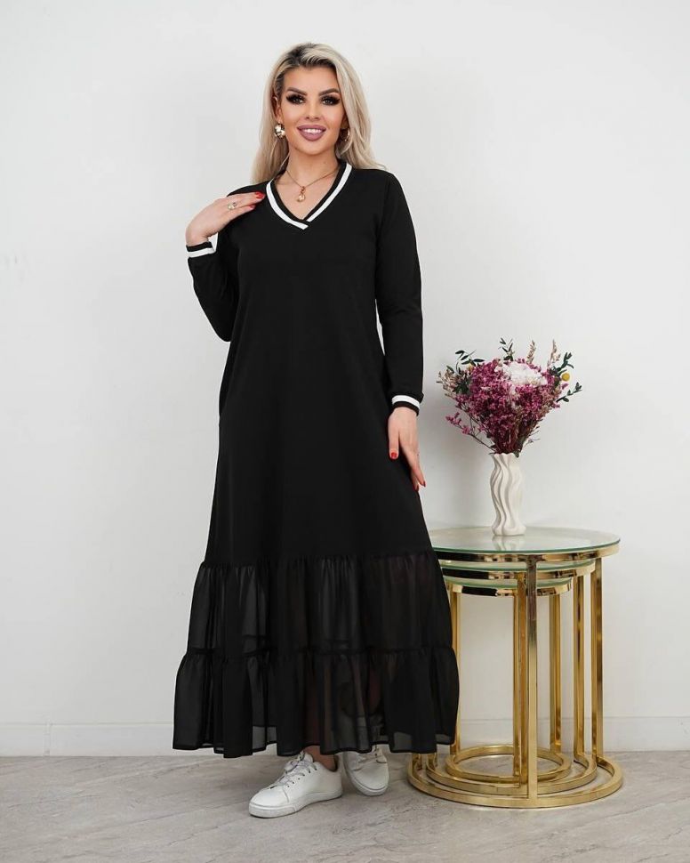 Сукня Розмір: 48-50, 52-54, 56-58 S3742