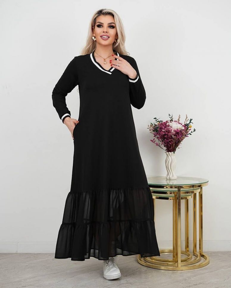 Сукня Розмір: 48-50, 52-54, 56-58 S3742