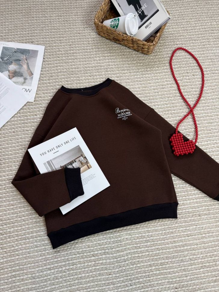 Кофта Розмір: oversize 42/46 S7043