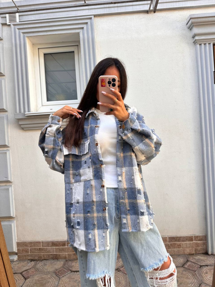 Сорочка Розмір: oversize S15644