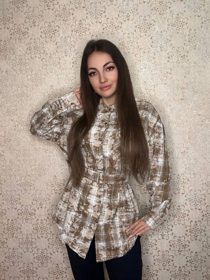 Сорочка Розмір: oversize S6345