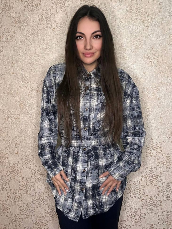 Сорочка Розмір: oversize S6345