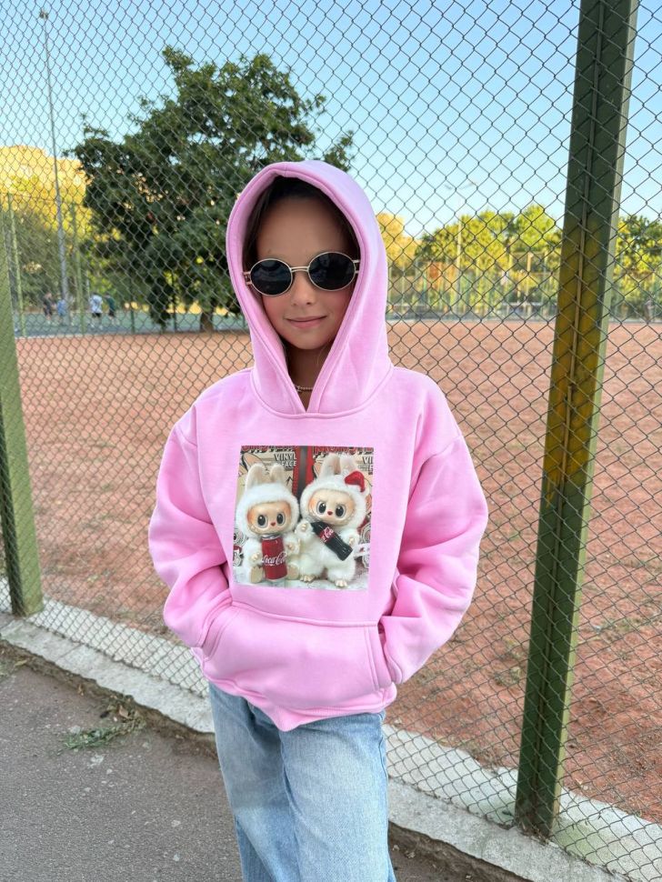 худі Лабубу Розмір: 116-122, 128-134, 140-146 , 152-158 S1142